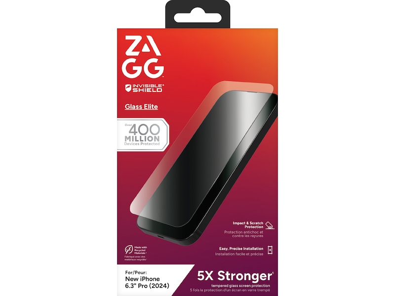 InvisibleShield Glass Elite iPhone 16 Pro Skärmskydd Skärmskydd mobiltelefon