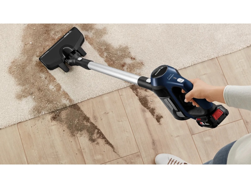 Bosch Unlimited Series 6 Uppladdningsbar dammsugare (blå) Skaftdammsugare