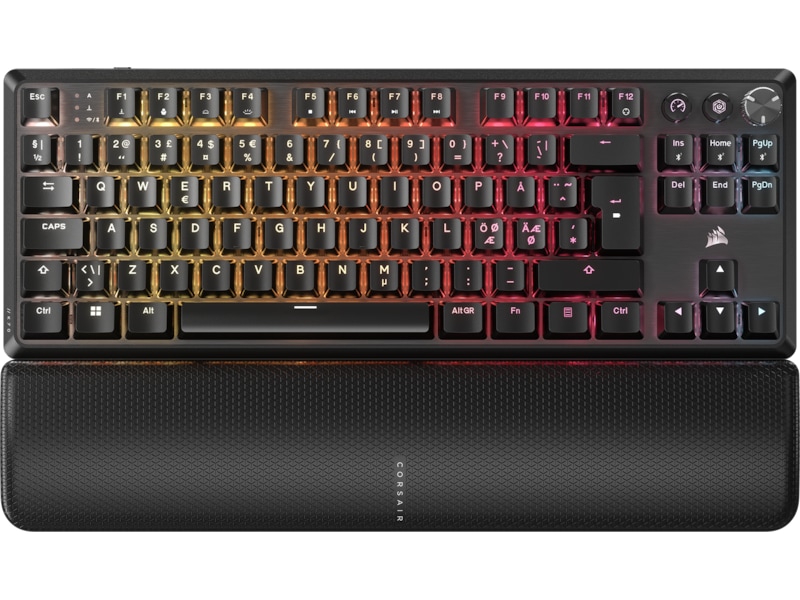 Corsair K70 Core TKL RGB Trådlöst Gamingtangentbord (svart) Gamingtangentbord