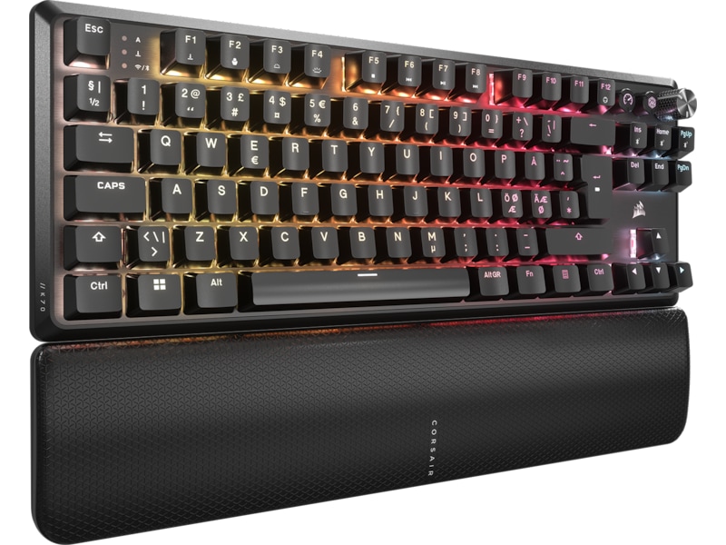 Corsair K70 Core TKL RGB Trådlöst Gamingtangentbord (svart) Gamingtangentbord