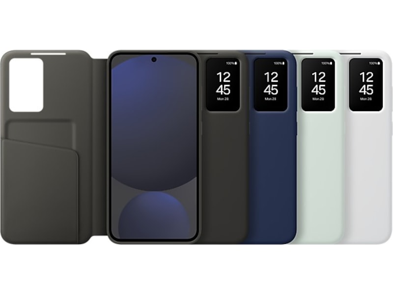 Samsung Galaxy S24 FE Smart View plånboksfodral (svart) Mobilskal