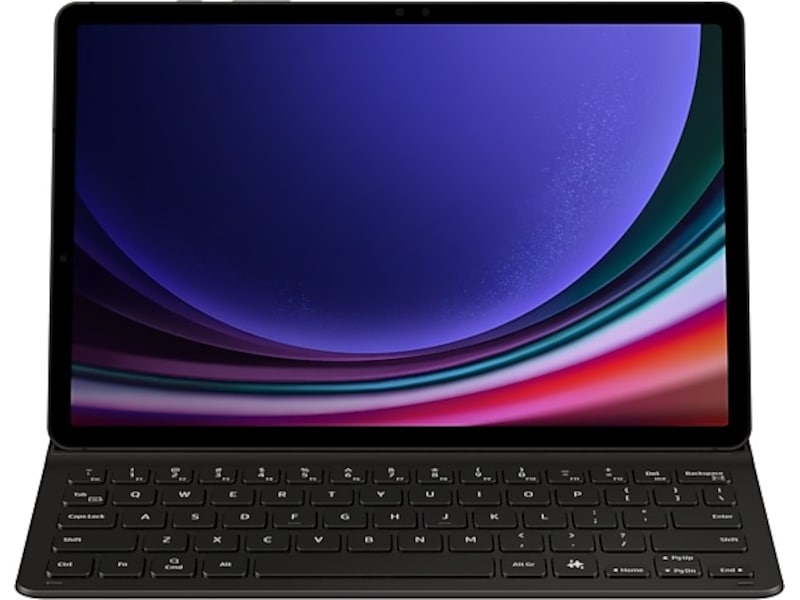 Samsung Galaxy Tab S10 Lite/FE och S9/FE Slim tangentbordfodral (svart) Tangentbord och pennor