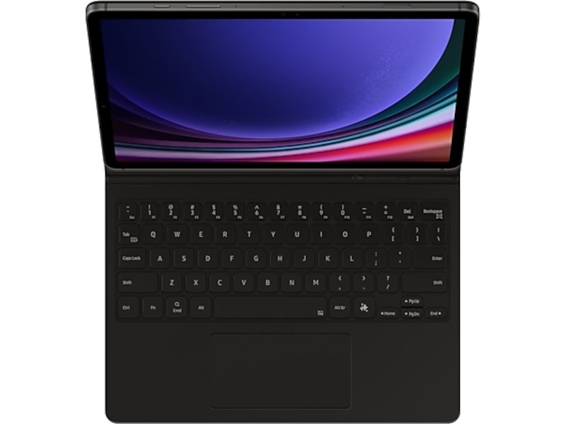 Samsung Galaxy Tab S10 Lite/FE och S9/FE tangentbordfodral (svart) Tangentbord och pennor