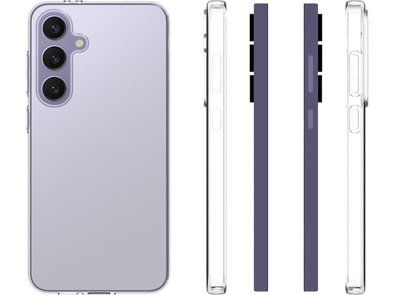 iiglo Galaxy S24 FE Silikonskal (transparent) Mobilskal