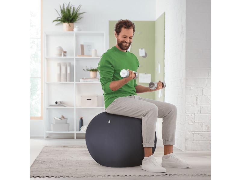 Leitz Ergo Active Anti-Roll Balance Ball (mörkgrå) Kontorsstolar