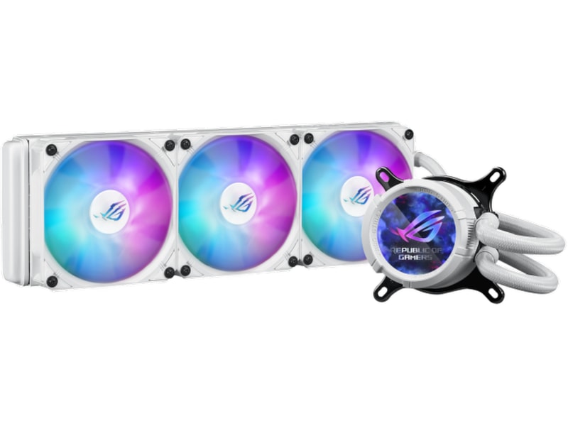 Asus ROG Strix LC III 360 ARGB LCD Kylare (vit) CPU - Vattenkylning