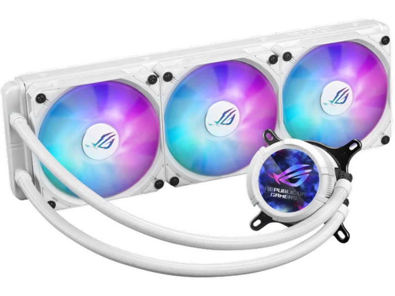 Asus ROG Strix LC III 360 ARGB LCD Kylare (vit) CPU - Vattenkylning