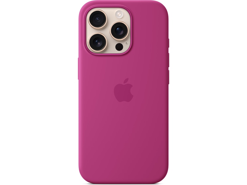 Apple iPhone 16 Pro Silikonskal (lila fuchsia) Mobilskal