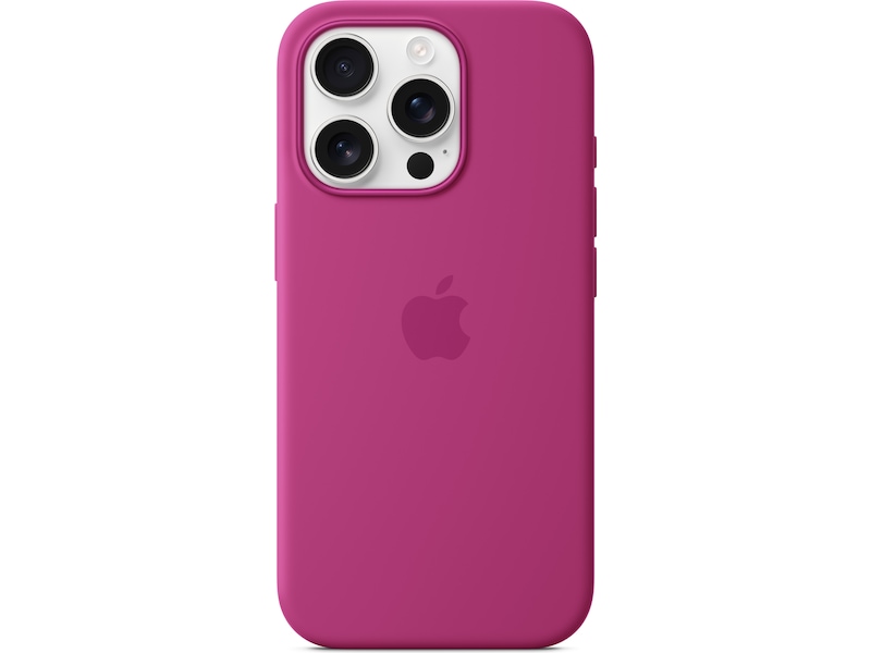 Apple iPhone 16 Pro Silikonskal (lila fuchsia) Mobilskal