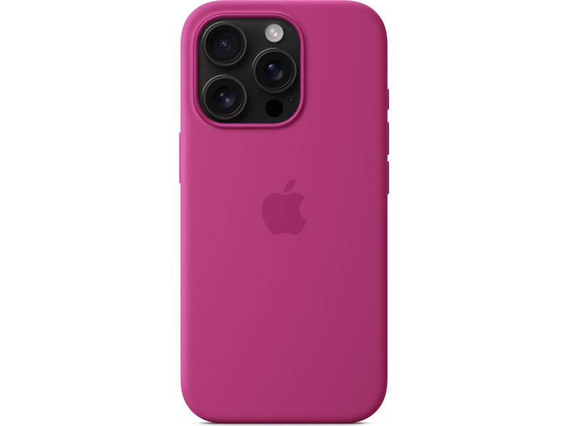 Apple iPhone 16 Pro Silikonskal (lila fuchsia) Mobilskal