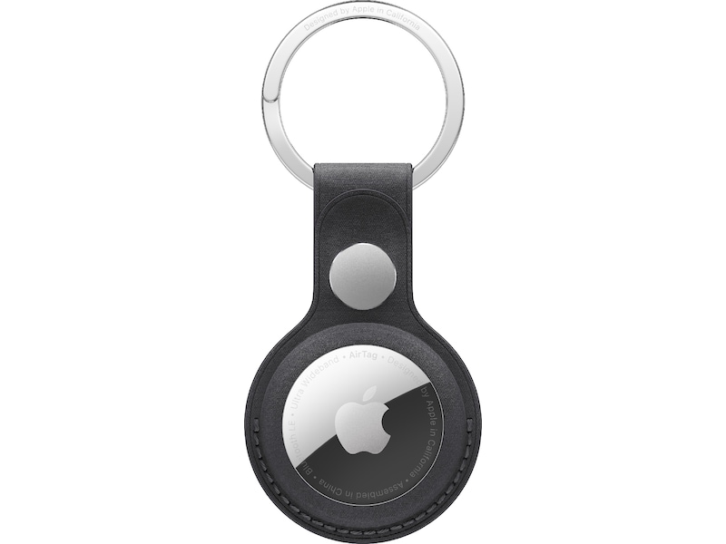 Apple AirTag FineWoven-nyckelring (svart) Bluetooth tracker & GPS