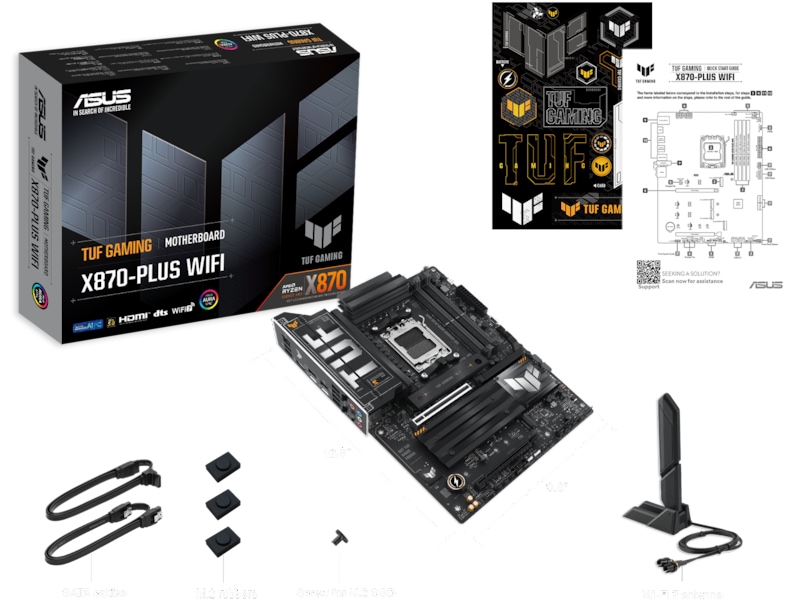 ASUS TUF Gaming X870-PLUS WIFI Moderkort AMD Socket