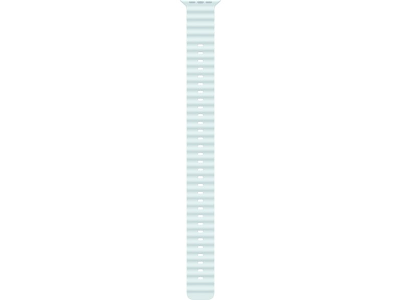 Apple Watch 49mm Natural Titanium Ocean Band Extension (ice blue) Armband