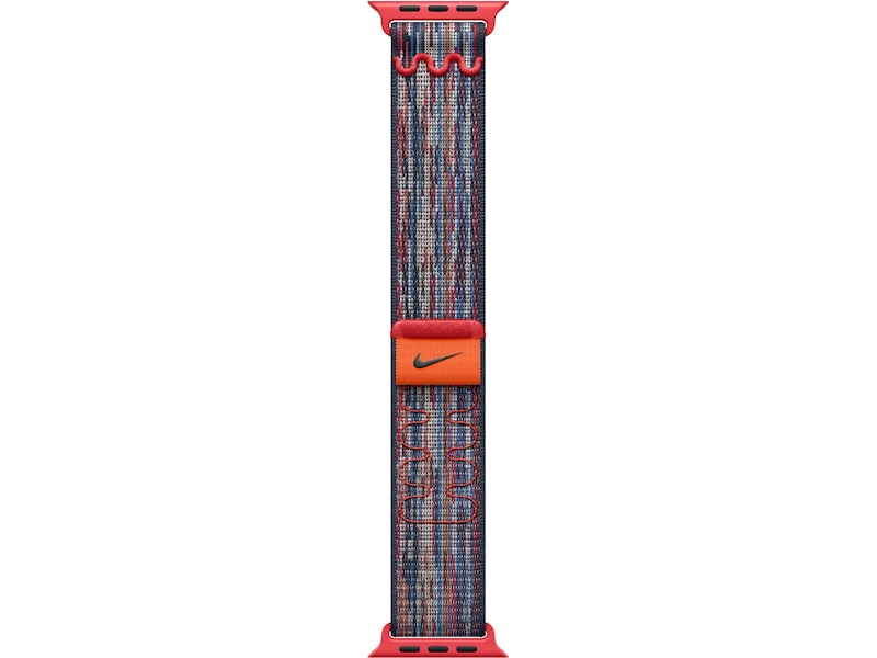 Apple Watch 46mm Nike Sport Loop (blue/red) Armband