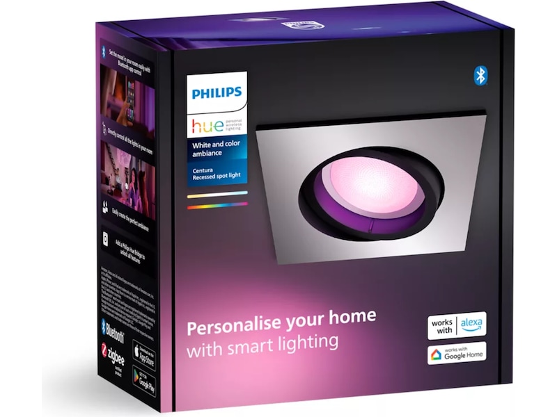 Philips Hue Centura infälld spotlight S (aluminium) Taklampa