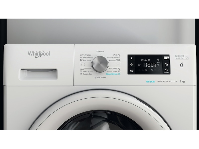 Whirlpool FFB 9458 WV EE tvättmaskin (vit) Tvättmaskin