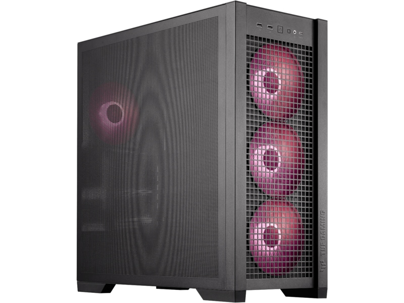 Asus TUF GAMING GT302 TG ARGB Mid Tower (svart) Midi tower