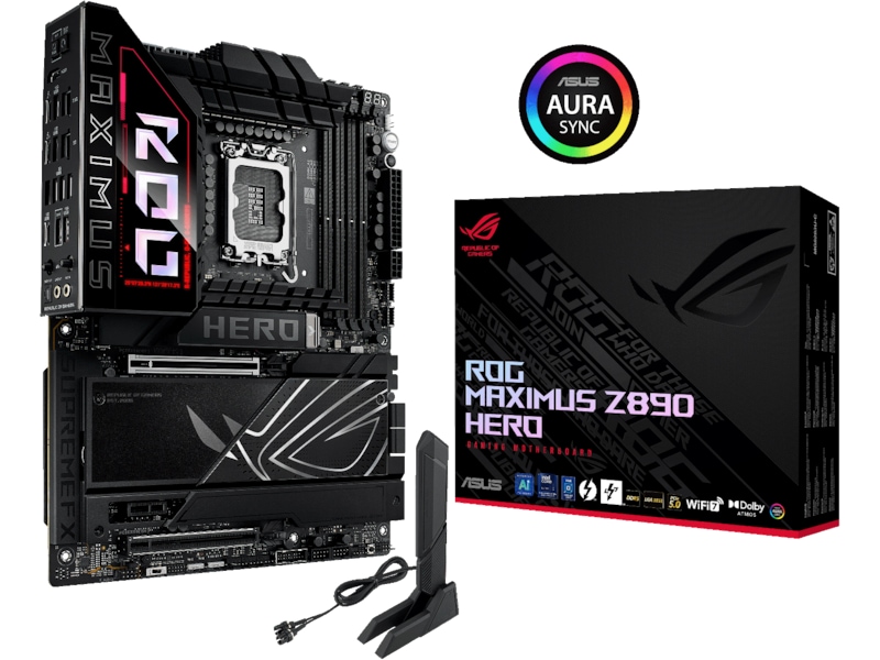 Asus ROG Maximus Z890 HERO Moderkort Intel Socket