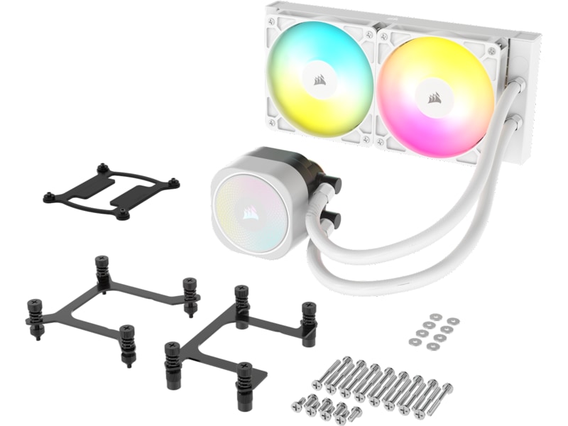Corsair Nautilus 240 ARGB CPU Kylare (vit) CPU - Vattenkylning
