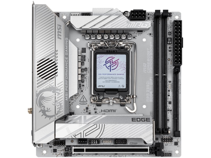 MSI MPG Z890I EDGE TI WIFI Moderkort Intel Socket