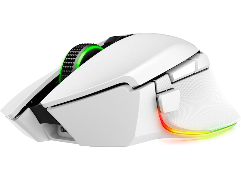 Razer Basilisk V3 PRO 35K trådlös ergonomisk gaming mus (vit) Gamingmus