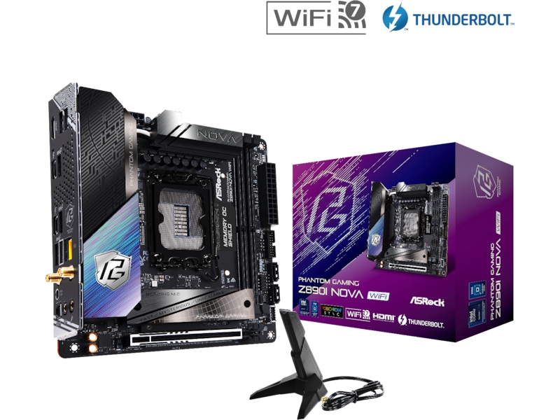 ASRock Z890I NOVA WIFI Moderkort Intel Socket