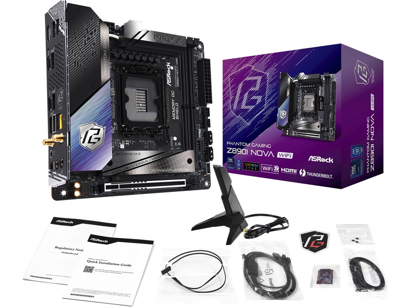 ASRock Z890I NOVA WIFI Moderkort Intel Socket
