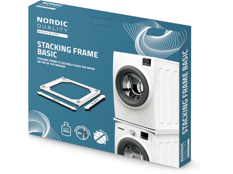 Nordic Quality Staplingsram basic, tunn Tillbehör till tvättmaskiner & torktumlare