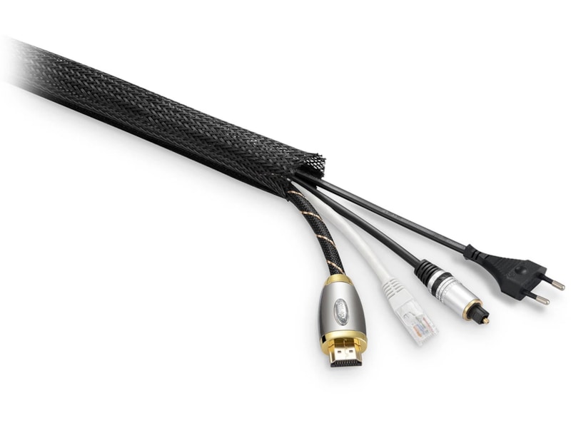 Andersson Kabelstrumpa med kardborreband 1,5m (svart) Kabeldöljare och tillbehör