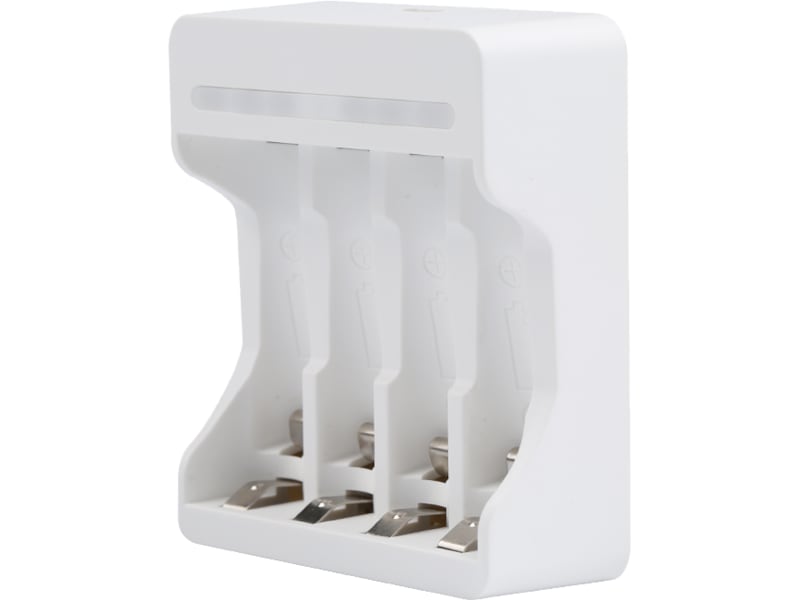 Andersson USB-C batteriladdare AA/AAA (vit) Batteriladdare