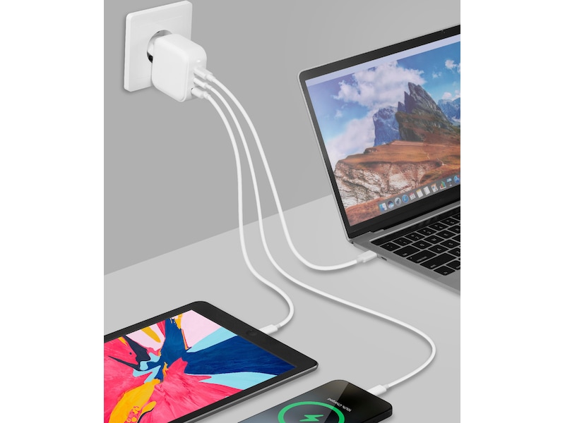 Andersson 65W Väggladdare (vit) Mobilladdare