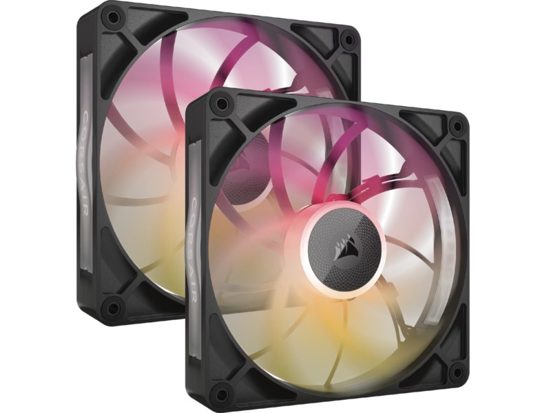 Corsair iCUE LINK RX140 RGB MAX Fläkt 2pk (svart) Fläkt