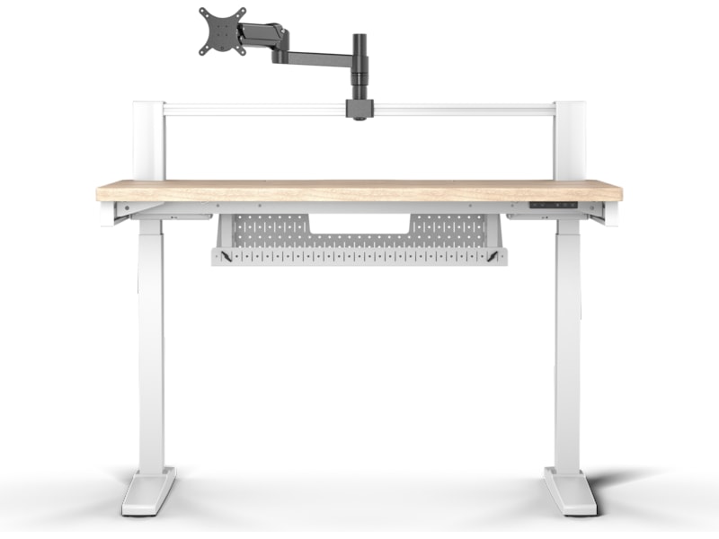 Corsair Platform:4 Elevate skrivbord (vit/ljus trä) Gamingdesk