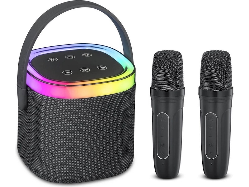 Andersson KEM-D3000 Bärbar karaokehögtalare med 2 mikrofoner Trådlös / Bluetooth högtalare