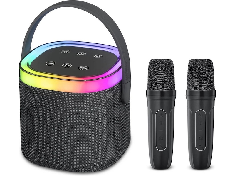 Andersson KEM-D3000 Bärbar karaokehögtalare med 2 mikrofoner Trådlös / Bluetooth högtalare