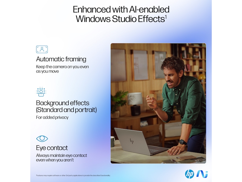 HP OmniBook Ultra Laptop 14-fd0031no 14" 2.2K Touch AMD Ryzen™ AI 9 365 Processor med Radeon™ Graphics Datorer - Bärbara / laptop