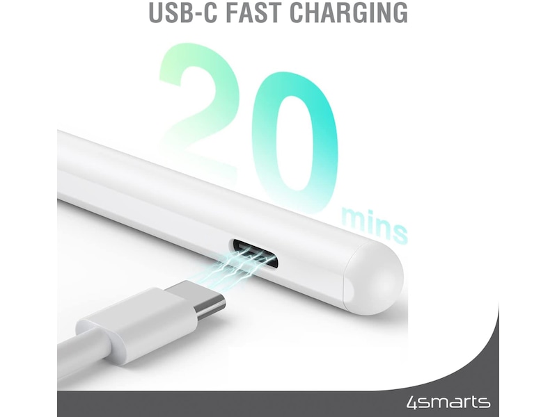 4smarts Pencil Pro 3 iPad stylus (vit) Tangentbord och pennor