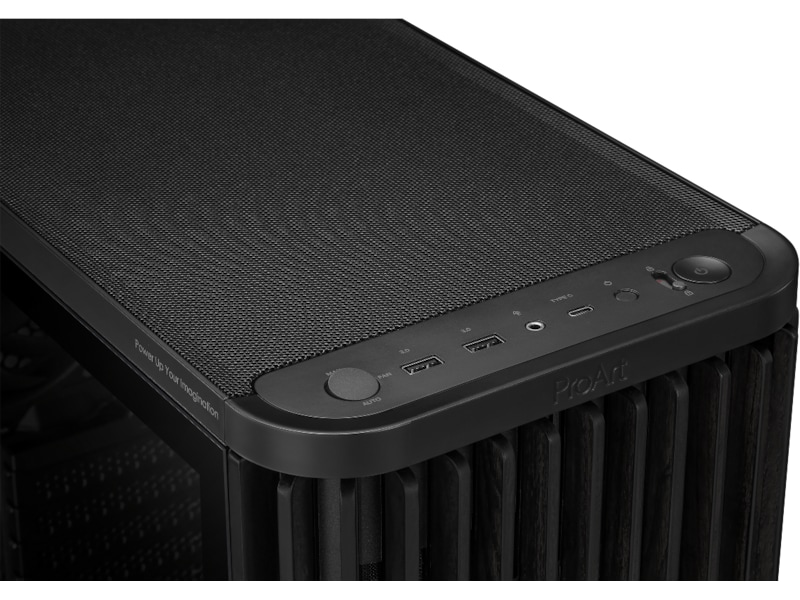 Asus Proart PA401 Wood TG PWM Mid Tower (svart) Midi tower