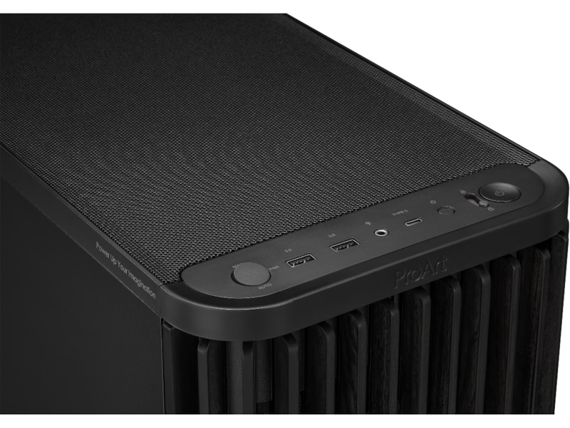 Asus Proart PA401 Wood Metal PWM Mid Tower (svart) Midi tower