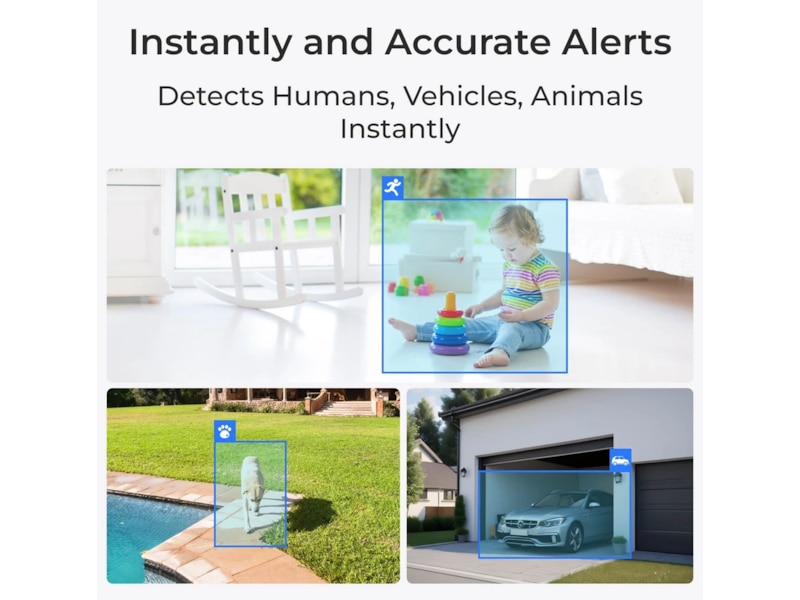 Reolink Home Hub med 4x Argus 3 pro kamera Övervakningskamera