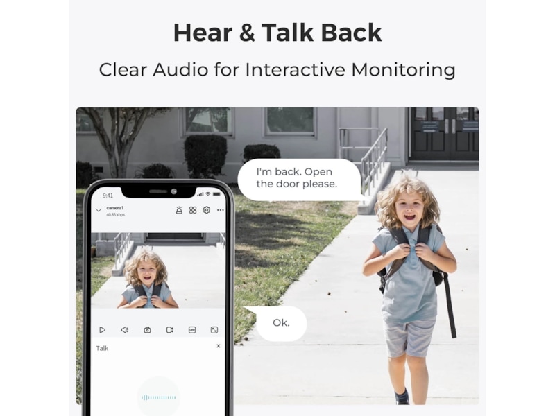 Reolink Home Hub med 2x B310 övervakningskamera Övervakningskamera