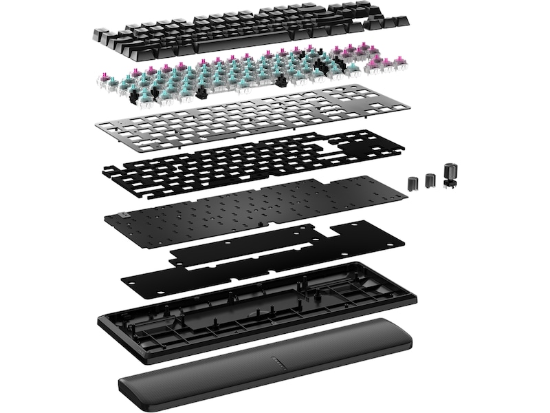 Corsair K70 PRO TKL RGB Gaming Tangentbord (svart) Gamingtangentbord
