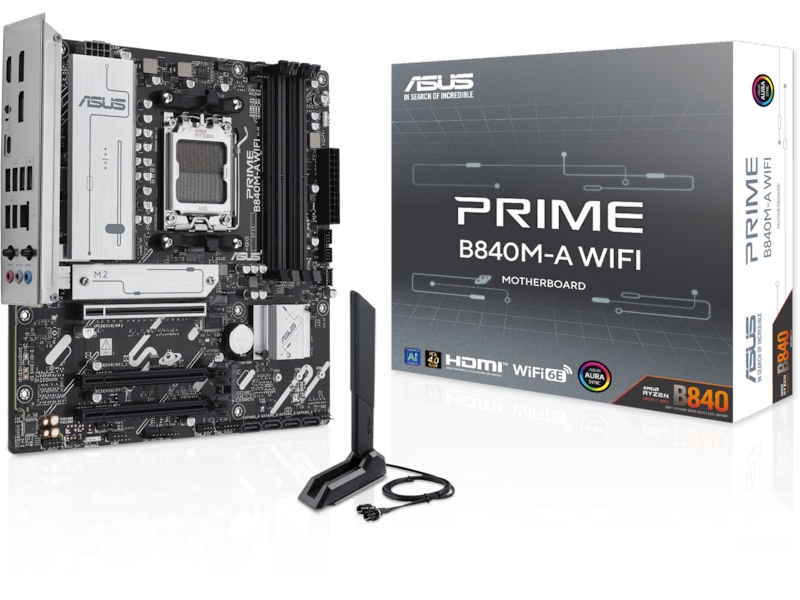 ASUS PRIME B840M-A WIFI Moderkort AMD Socket