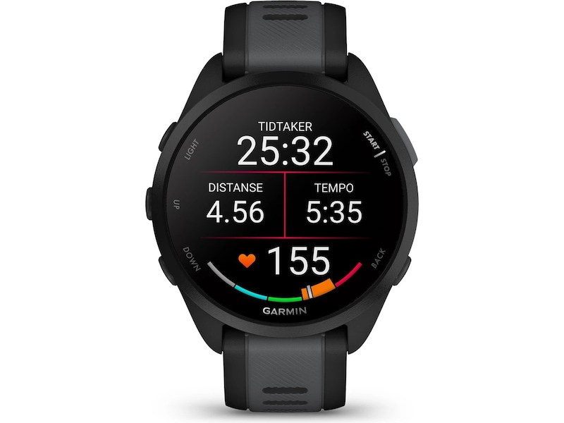 Garmin Forerunner 165 Music 43mm GPS (svart/skiffergrå) Smartwatches