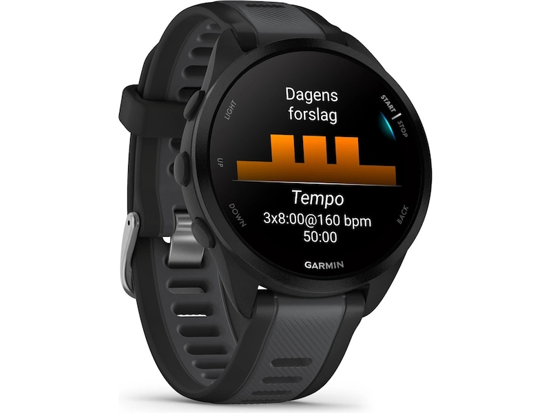 Garmin Forerunner 165 Music 43mm GPS (svart/skiffergrå) Smartwatches