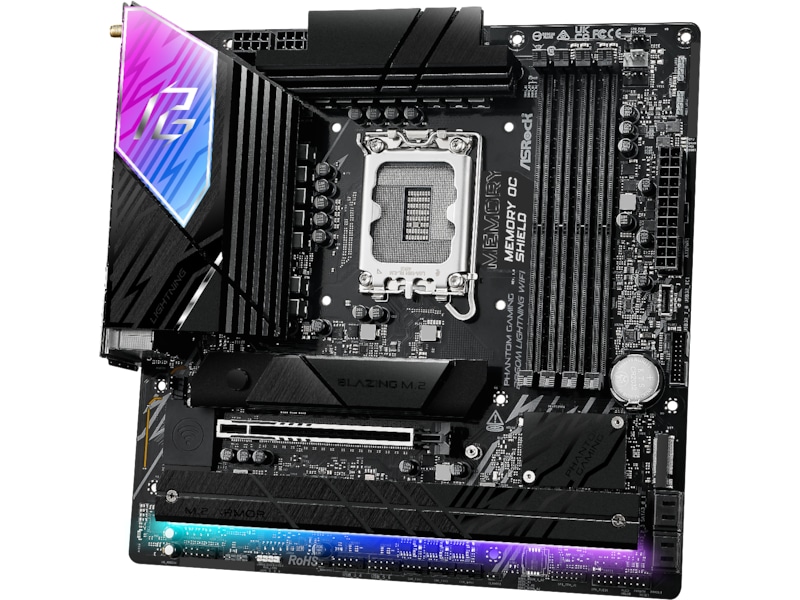 ASRock B860M Lightning WiFi Moderkort Intel Socket