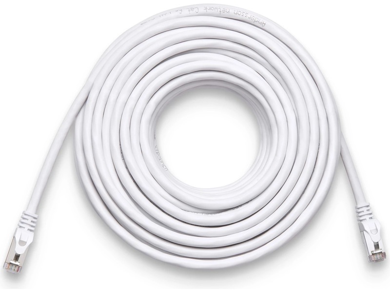 Nätverkskabel CAT6e 30m (vit) Nätverkskablar