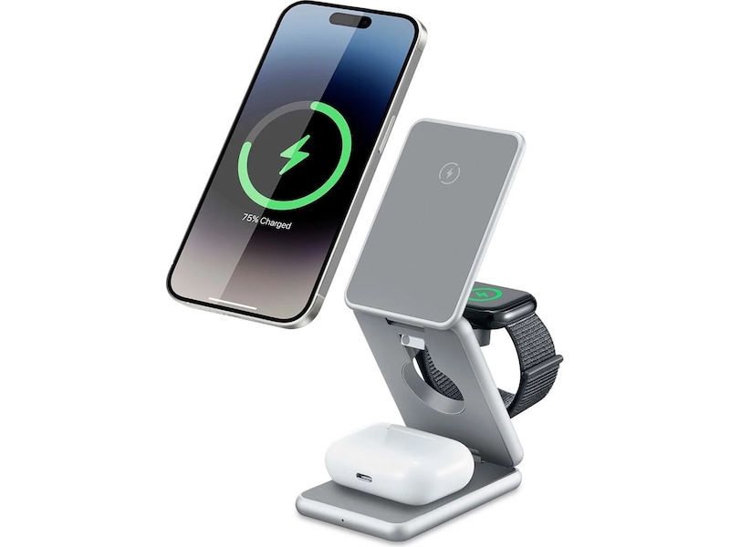 Andersson WSC-Q2100 Qi Magnetisk 3-i-1 trådlös laddare Trådlös laddare