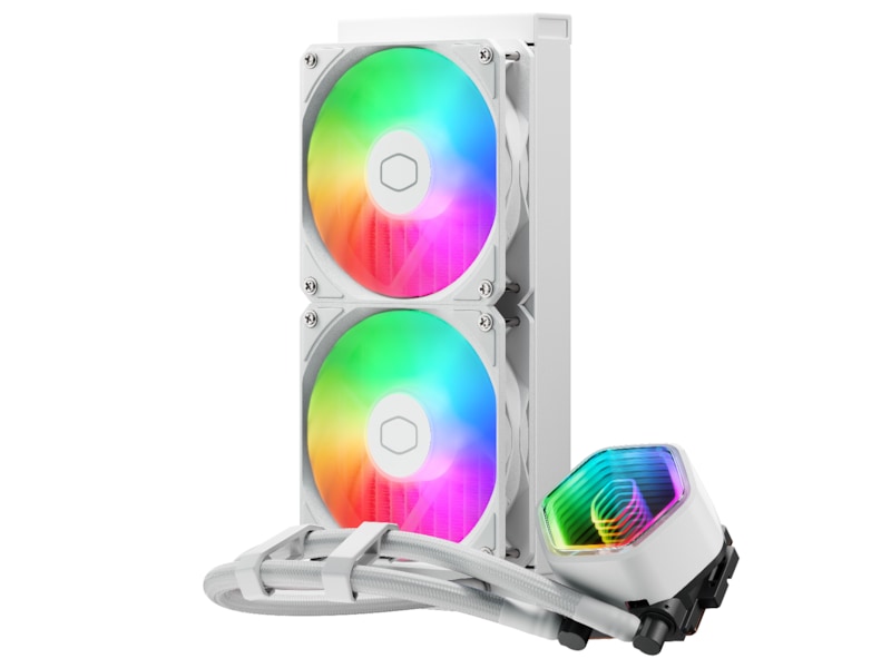 Cooler Master MasterLiquid 240 Core II ARGB Kylare (vit) CPU - Vattenkylning
