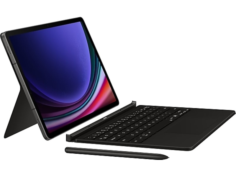 Samsung Galaxy Tab S10 Lite/FE och S9/FE tangentbordfodral (svart) -B-Grade Demo övrigt i datorer